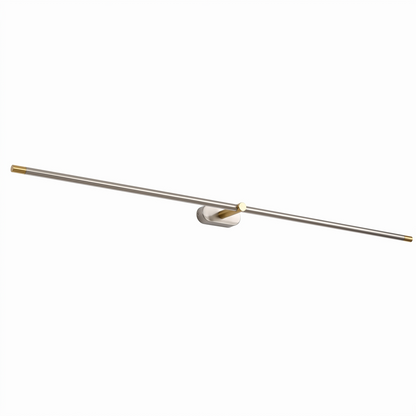 Lumora rechargeable LED wall sconce in Brushed Nickel and Gold