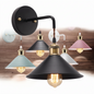 Forge industrial wall sconce in Black